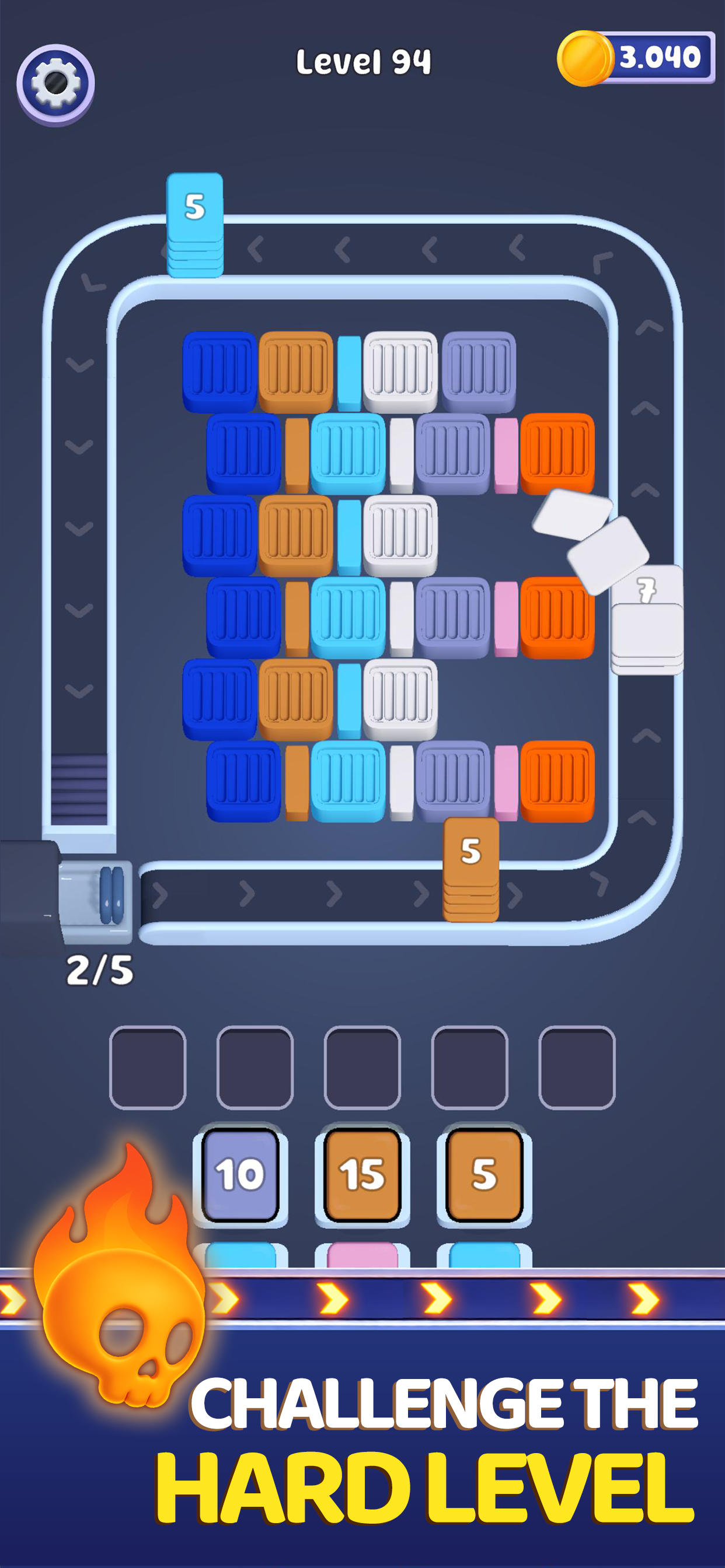 Puzzle pressure with clean mobile readability
