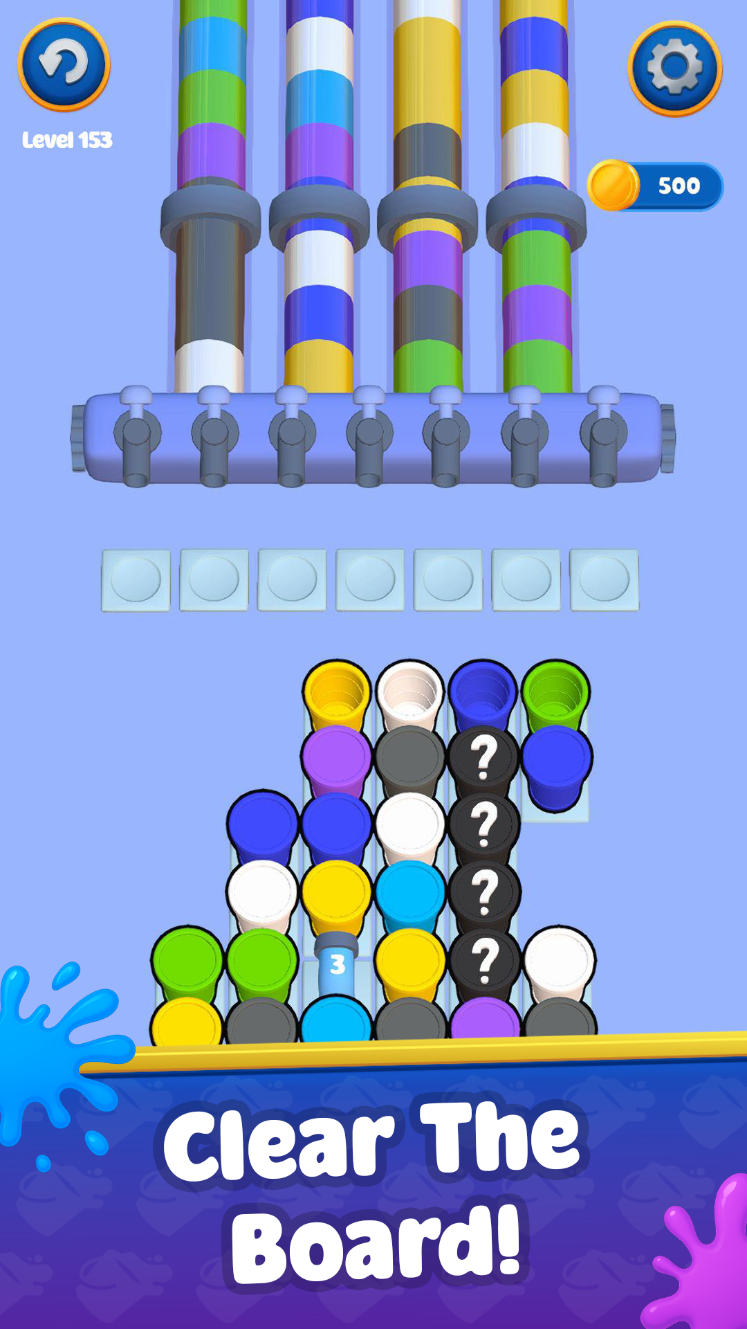 Visual clarity and animated puzzle transitions